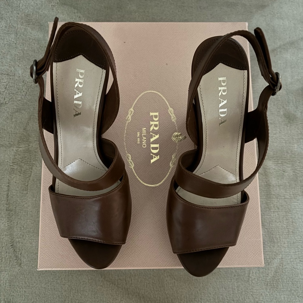Prada Platform Sandals